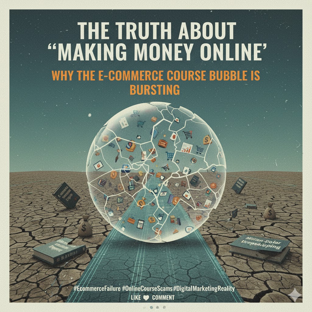 The Truth About 'Making Money Online': Why the E-commerce Course Bubble Is Bursting
